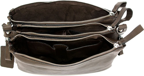 CAMELEON IRIS CONCEALED CARRY PURSE-CROSS BODY STYLE BROWN - Image 2