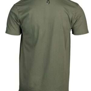 BROWNING SS T-SHIRT CAMO BUCKMARK GREEN/OVIX LARGE