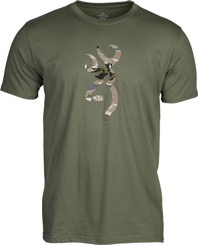 BROWNING SS T-SHIRT CAMO BUCKMARK GREEN/OVIX XLARGE - Image 2