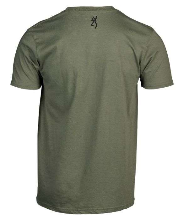 BROWNING SS T-SHIRT CAMO BUCKMARK GREEN/OVIX XLARGE
