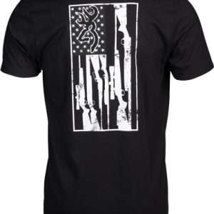 BROWNING SS T-SHIRT BROWNING LEGACY FLAG BLACK XLARGE
