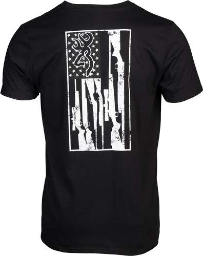 BROWNING SS T-SHIRT BROWNING LEGACY FLAG BLACK XXLARGE