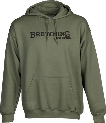 BROWNING HOODIE BRANDED BUCK MARK GREEN XLARGE