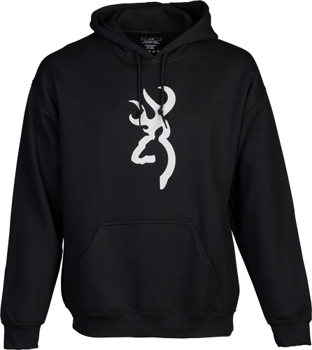 BROWNING HOODIE BRANDED BUCK MARK BLACK XXLARGE - Image 2