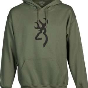 BROWNING HOODIE BACKFENCE BROWNING ARMS GREEN XLARGE