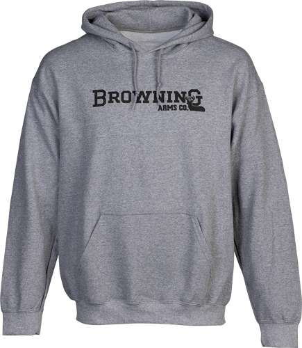 BROWNING HOODIE BACKFENCE HEATHER GRAY XLARGE
