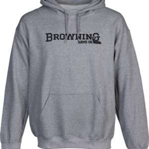 BROWNING HOODIE BACKFENCE HEATHER GRAY XXLARGE