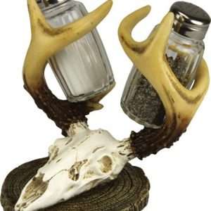 RIVERS EDGE EURO DEER SALT & PEPPER SHAKERS