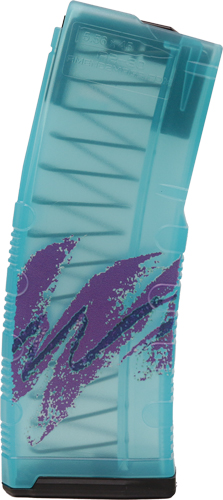 AMEND2 AR-15 MAGAZINE 5.56X45 30RD POLY MODC TEAL JAZZ<