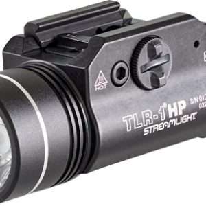 STREAMLIGHT TLR-1 HP GUN LIGHT W/RAIL MOUNT WHITE LED BLACK