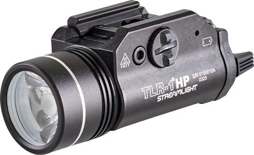 STREAMLIGHT TLR-1 HP GUN LIGHT W/RAIL MOUNT WHITE LED BLACK