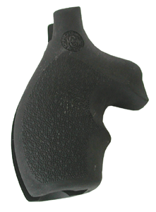 HOGUE GRIPS S&W J FRAME ROUND BUTT BANTAM BLACK