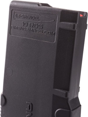 AMEND2 MAGAZINE 6.5 GRENDAL 10 RD POLYMER BLACK - Image 2