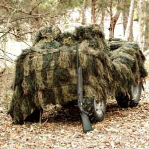 RED ROCK GHILLIE BLIND 5'X12' WOODLAND CAMOUFLAGE NETTING
