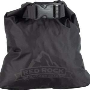 RED ROCK ROLL TOP DRY BAG 1 LITER WATERPROOF BLACK