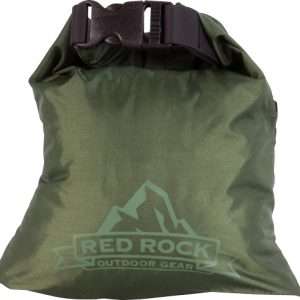 RED ROCK ROLL TOP DRY BAG 1 LITER WATERPROOF OD GREEN