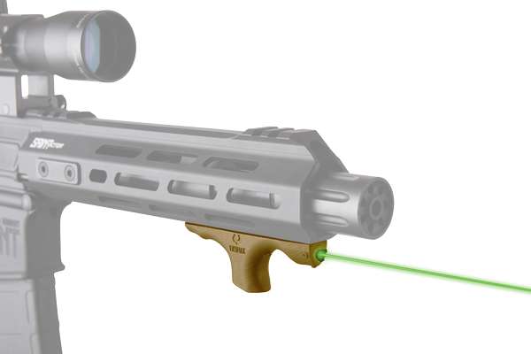VIRIDIAN LASER HANDGUARD HS1 GREEN W/HAND STOP M-LOK FDE