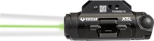 VIRIDIAN LASER/LIGHT X5L GREEN GEN3 UNI RAIL MNT W/ECR