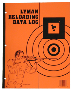 LYMAN RELOADER'S LOG BOOK 50 PAGES