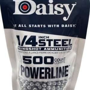 DAISY SLINGSHOT AMMUNITION 1/4" STEEL 500-PACK