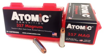 ATOMIC 357 MAG 158GR JHP 50RD 10BX/CS