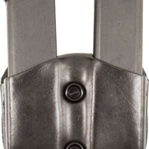 DESANTIS DOUBLE MAG POUCH OWB LEATHER SIG P365 BLACK