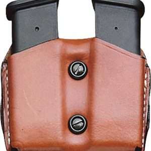DESANTIS DOUBLE MAG POUCH OWB LEATHER SIG P365 TAN