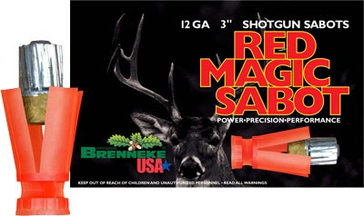BRENNEKE USA RED MAGIC 12GA 3" 1OZ SABOT 5RD 50BX/CS