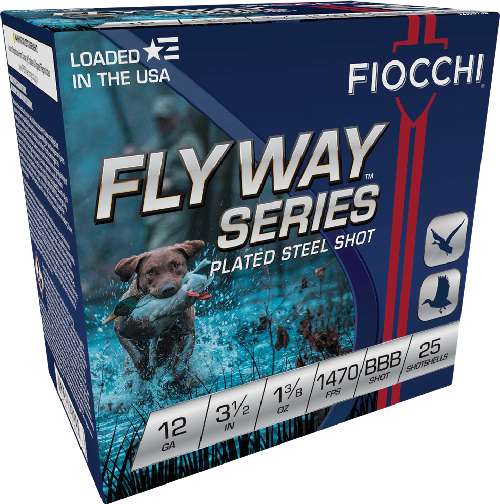 FIOCCHI FLYWAY 12GA 3.5" 1-3/8OZ #BBB 25RD 10BX/CS