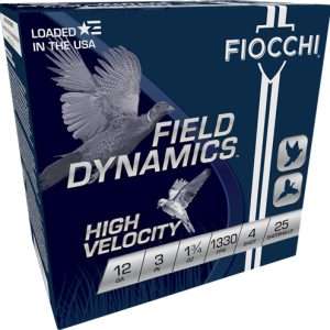 FIOCCHI 12GA 3" 1-3/4OZ #4 1330FPS 25RD 10BX/CS