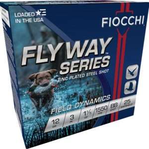 FIOCCHI FLYWAY 12GA 3" 1-1/5OZ #BB 1550FPS 25RD 10BX/CS