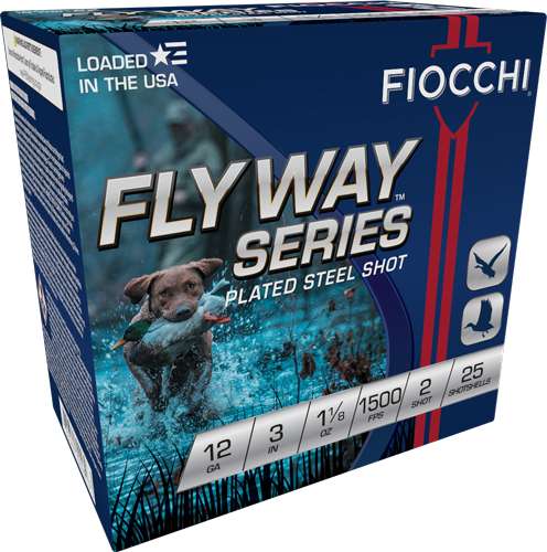 FIOCCHI FLYWAY 12GA 3" 1-1/8OZ #2 1500FPS 25RD 10BX/CS