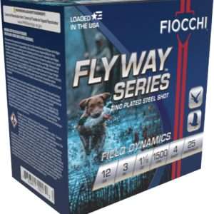FIOCCHI FLYWAY 12GA 3" 1-1/8OZ #4 1500FPS 25RD 10BX/CS