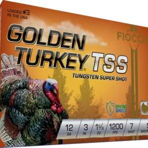 FIOCCHI GOLDEN TURKEY TSS 12GA 3" 1-5/8OZ #7 5RD 10BX/CS
