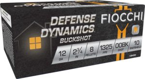 FIOCCHI 12GA 2.75" 00 BUCK 10RD 25BX/CS