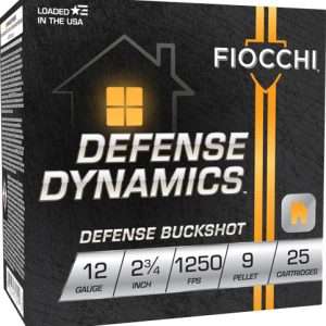 FIOCCHI 12GA 2.75" #1 BUCK 25RD 10BX/CS