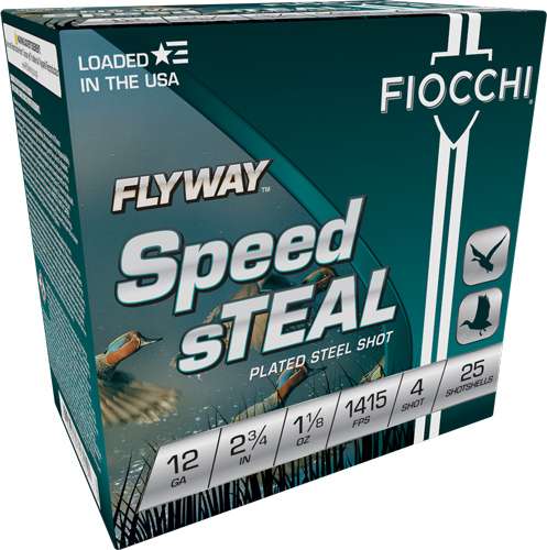 FIOCCHI FLYWAY 12GA 2.75" 1-1/8OZ #4 1415FPS 25RD 10BX/C