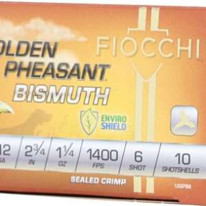 FIOCCHI GOLDEN PHEASANT 12GA 2.75" 1-1/4OZ #6 10RD 10BX/CS