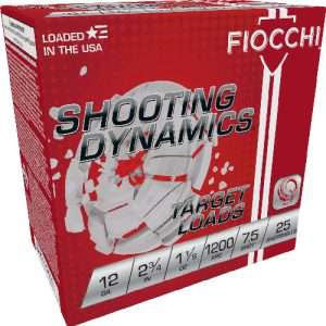 FIOCCHI 12GA 2.75" 1-1/8OZ #7.5 1200FPS 250RD CASE LOT