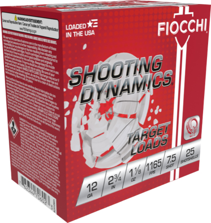FIOCCHI 12GA 2.75" 1-1/8OZ #7.5 1165FPS 250RD CASE LOT - Image 2