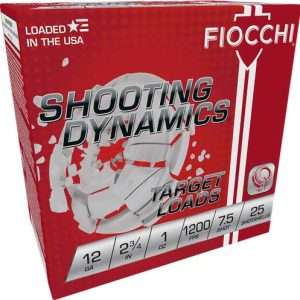FIOCCHI 12GA 2.75" 1OZ #7.5 1200FPS 250RD CASE LOT