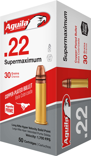AGUILA SUPER MAX 22LR 30GR LEAD-RN 1000RD CASE LOT
