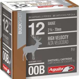 AGUILA SHOTSHELL 12GA 2.75" 00 BUCK 25RD 10BX/CS