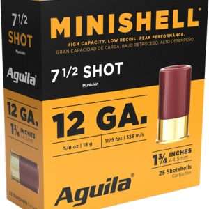 AGUILA MINI-SHELL 12GA 1.75" 5/8OZ #7.5 25RD 10BX/CS