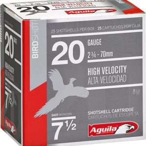 AGUILA SHOTSHELL 20GA 2.75" 1OZ #7.5 250RD CASE LOT