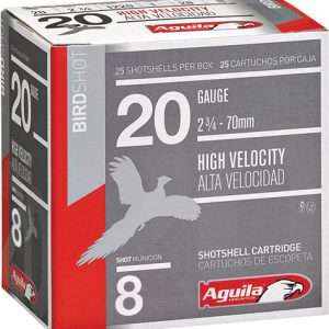 AGUILA SHOTSHELL 20GA 2.75" 1OZ #8 250RD CASE LOT