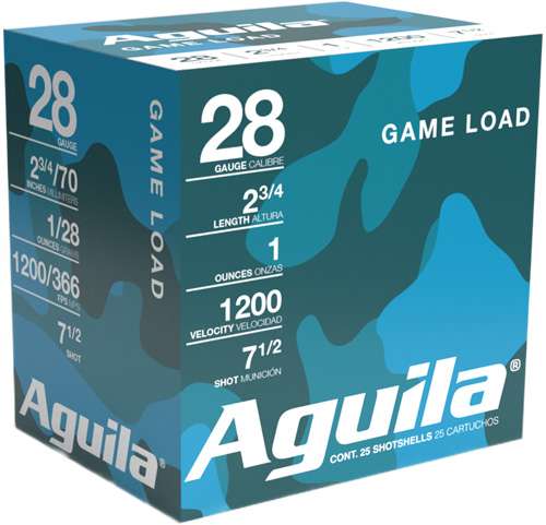 AGUILA SHOTSHELL 28GA 2.75" 1OZ #7.5 25RD 20BX/CS