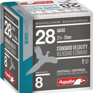 AGUILA SHOTSHELL 28GA 2.75" 1OZ #8 25RD 20BX/CS