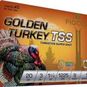 FIOCCHI GOLDEN TURKEY TSS 20GA 3" 1-3/8OZ #9 5RD 10BX/CS