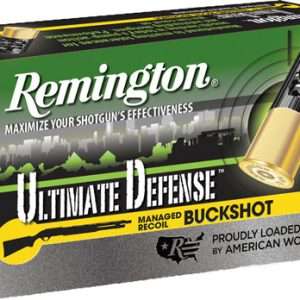 REMINGTON ULTIMATE DEFENSE 12GA 2.75" #4 BUCK 5RD 20BX/CS